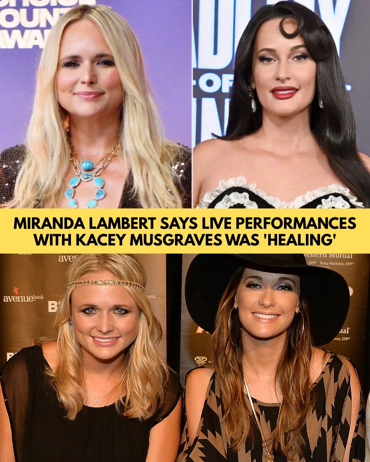 Miranda Lambert Says Her Live Reunion With Kacey Musgraves Was “Healing” — and Fans Are Not Over It