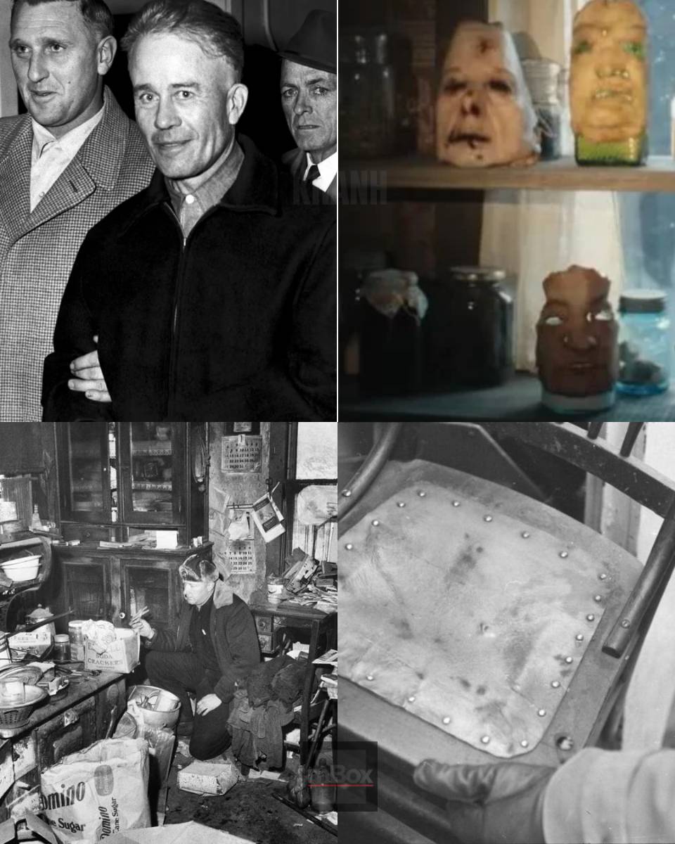 THE CHILLING REASON Why Ed Gein Crafted a Human Flesh Mask—And the Police Photo That Will Haunt You Forever!