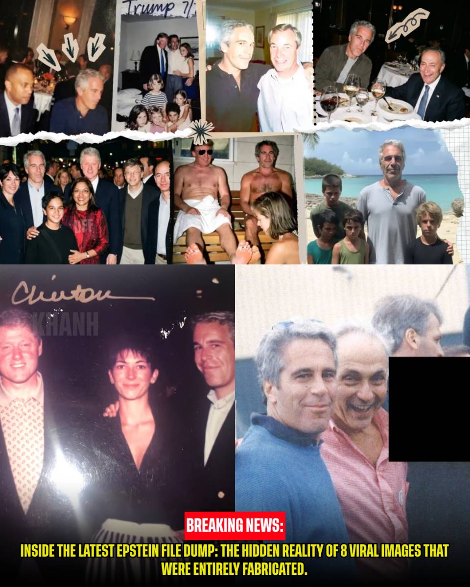 Inside the latest Epstein file dump: The hidden reality of 8 viral images that were ENTIRELY FABRICATED. Truth finally out!
