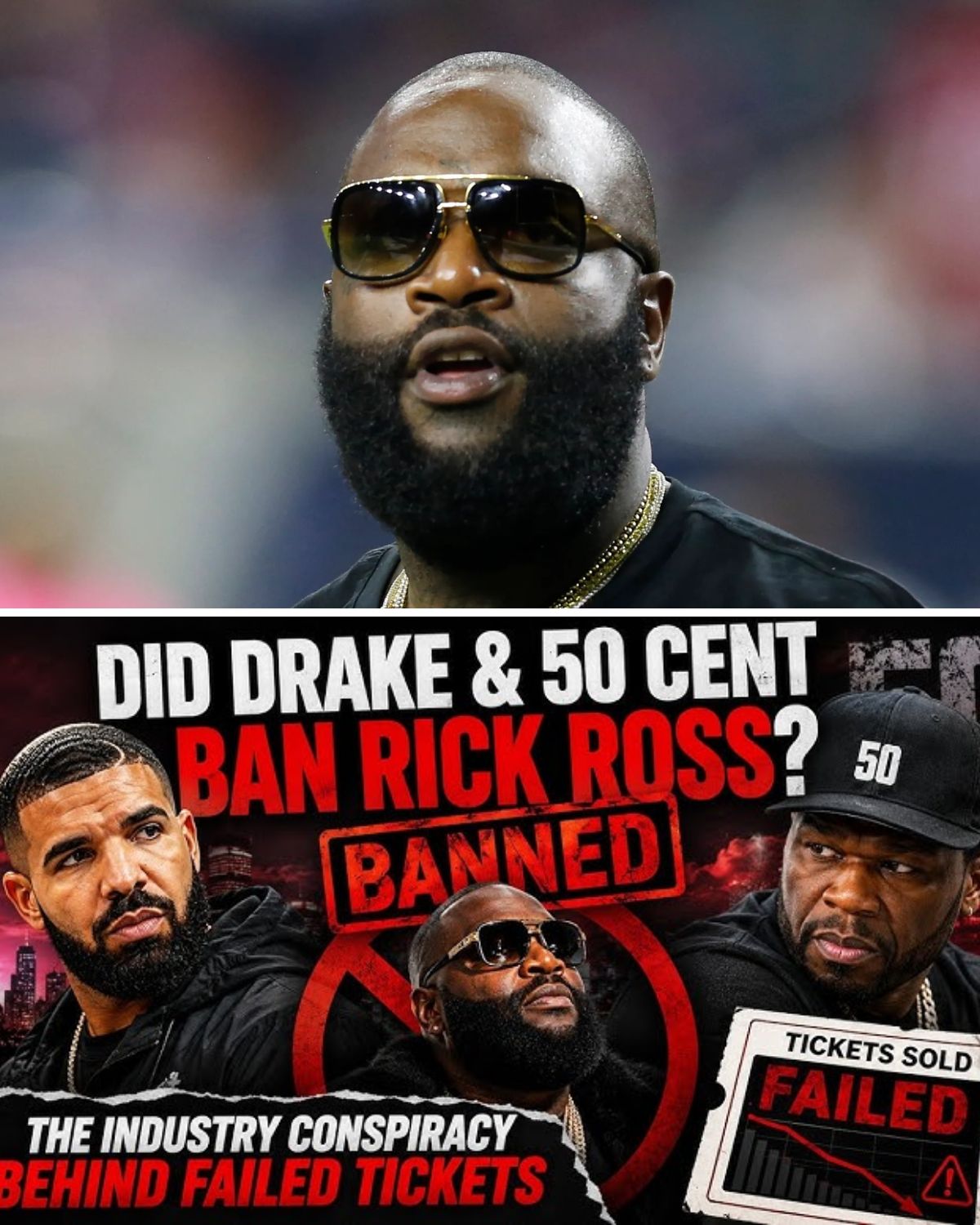 Drake Mocks Rick Ross’ Ticket Sales After Tony Yayo & Uncle Murda Defend 50 Cent