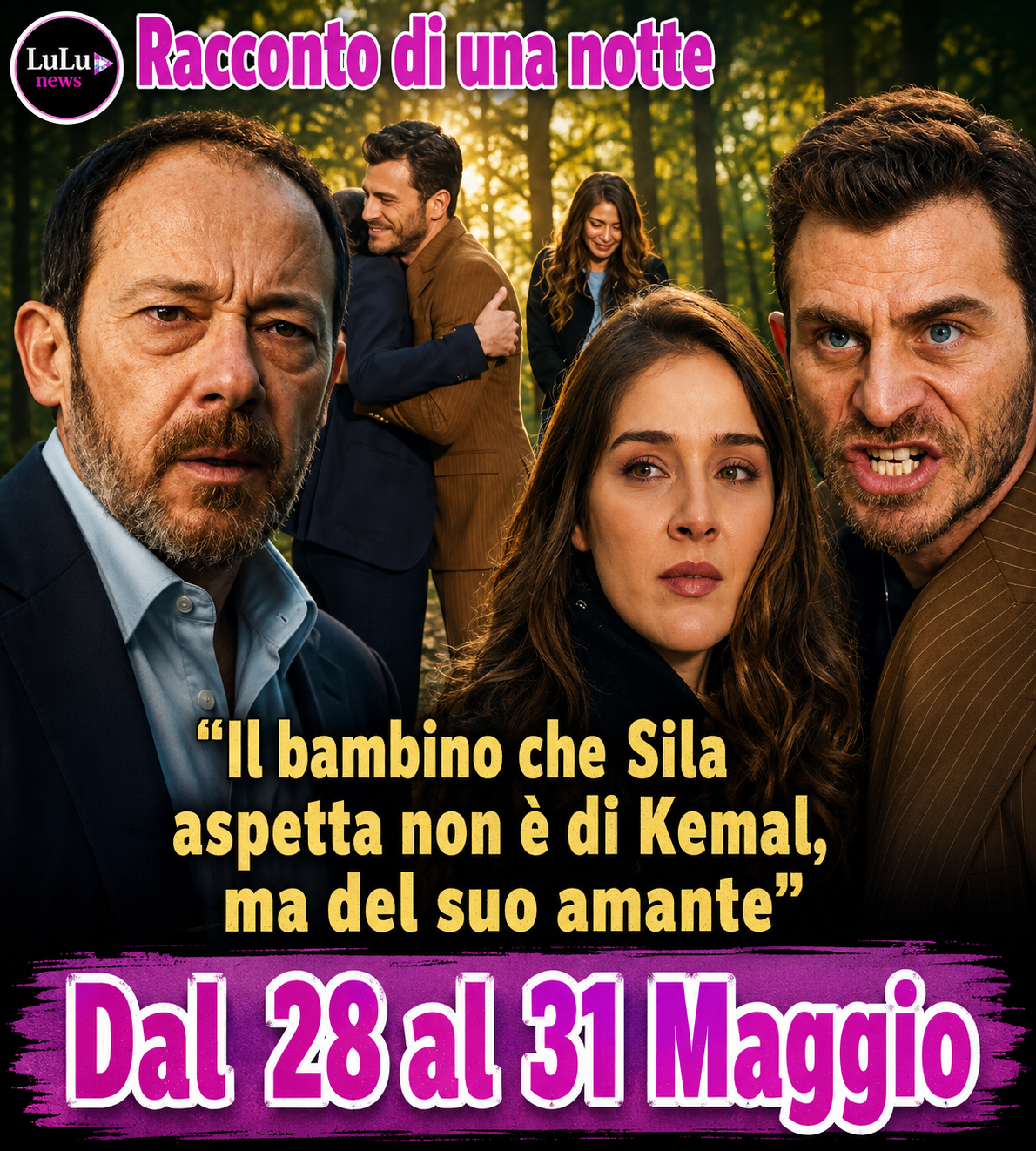 Racconto di una notte – Anticipazioni  Dal 28 al 31 Maggio: Selim svela a Mustafa il segreto di Sil.