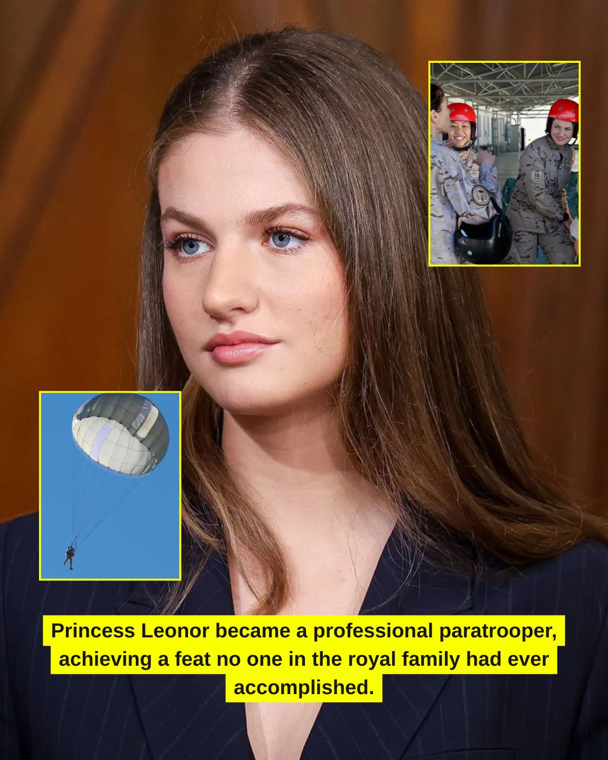 Princess Leonor became a professional paratrooper, achieving a feat no one in the royal family had ever accomplished.
