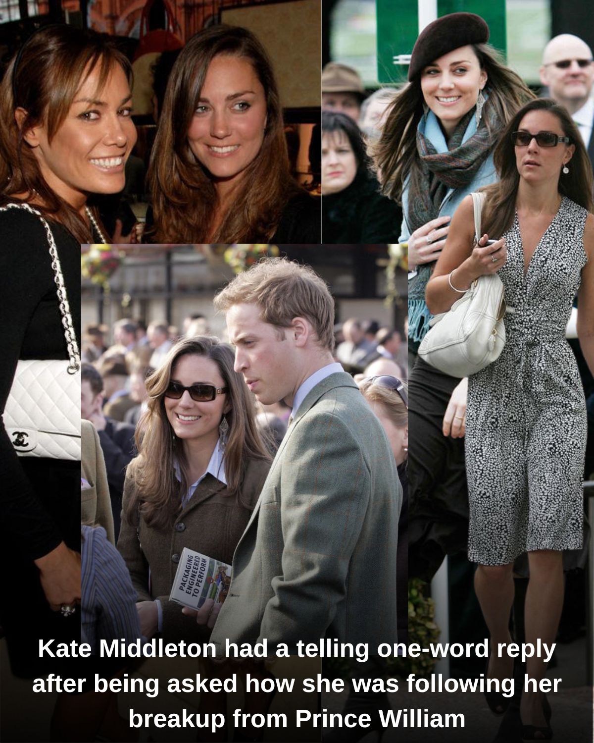 Kate Middleton had a telling one-word reply after being asked how she was following her breakup from Prince William