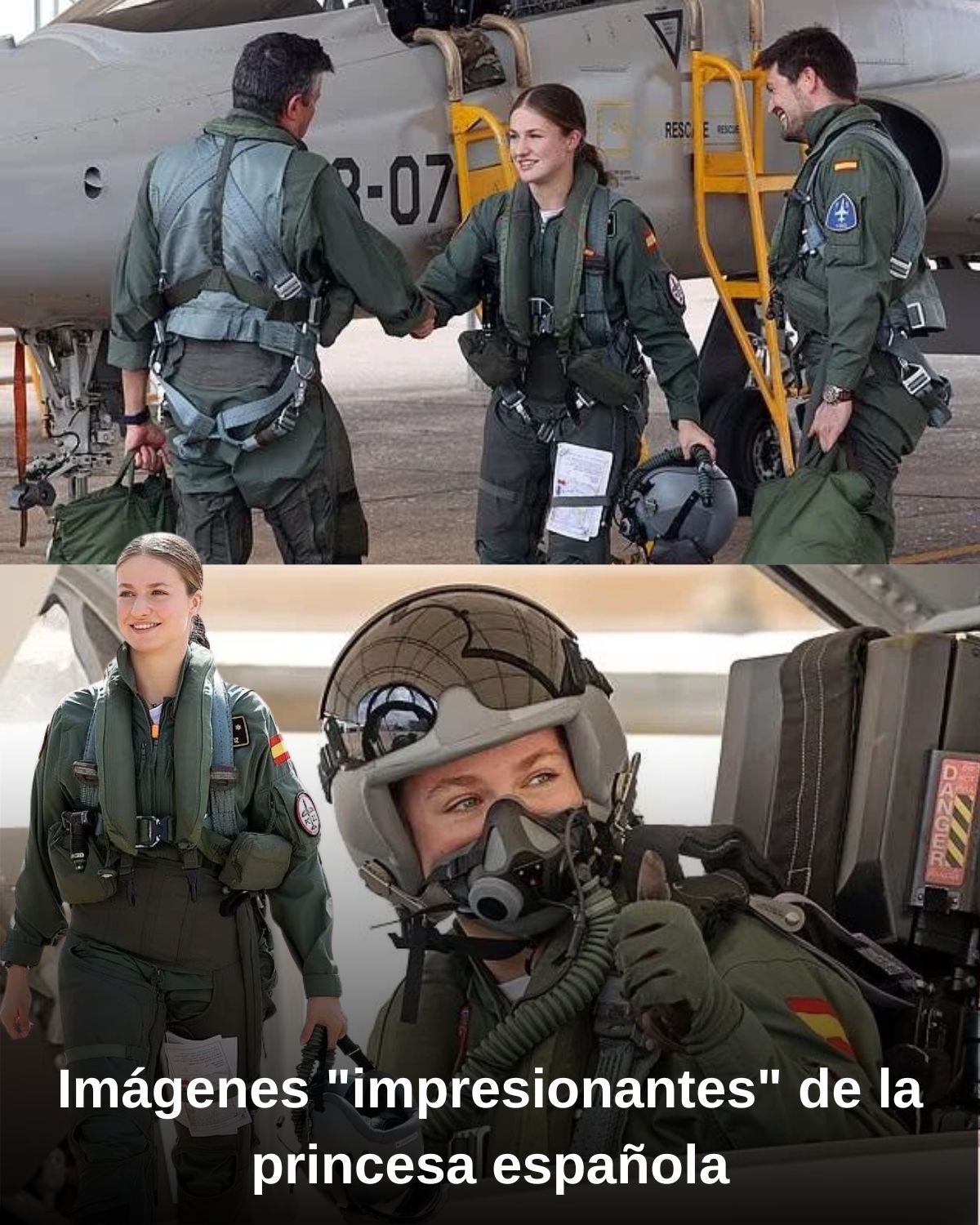 Imรกgenes “impresionantes” de la princesa espaรฑola