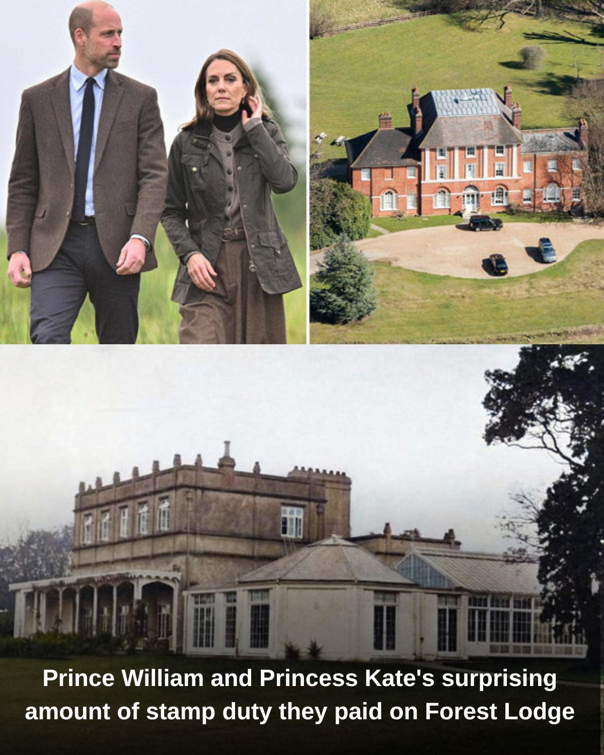 Prince William and Princess Kate’s surprising amount of stamp duty they paid on Forest Lodge