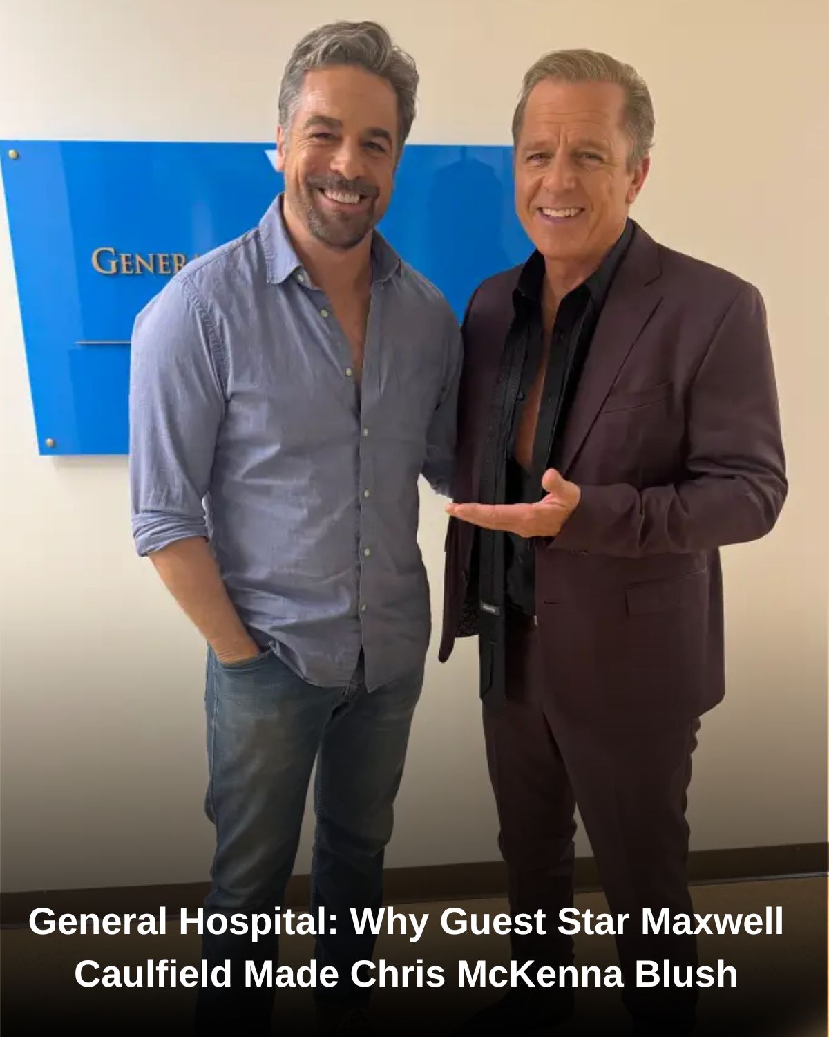 General Hospital: Why Guest Star Maxwell Caulfield Made Chris McKenna Blush