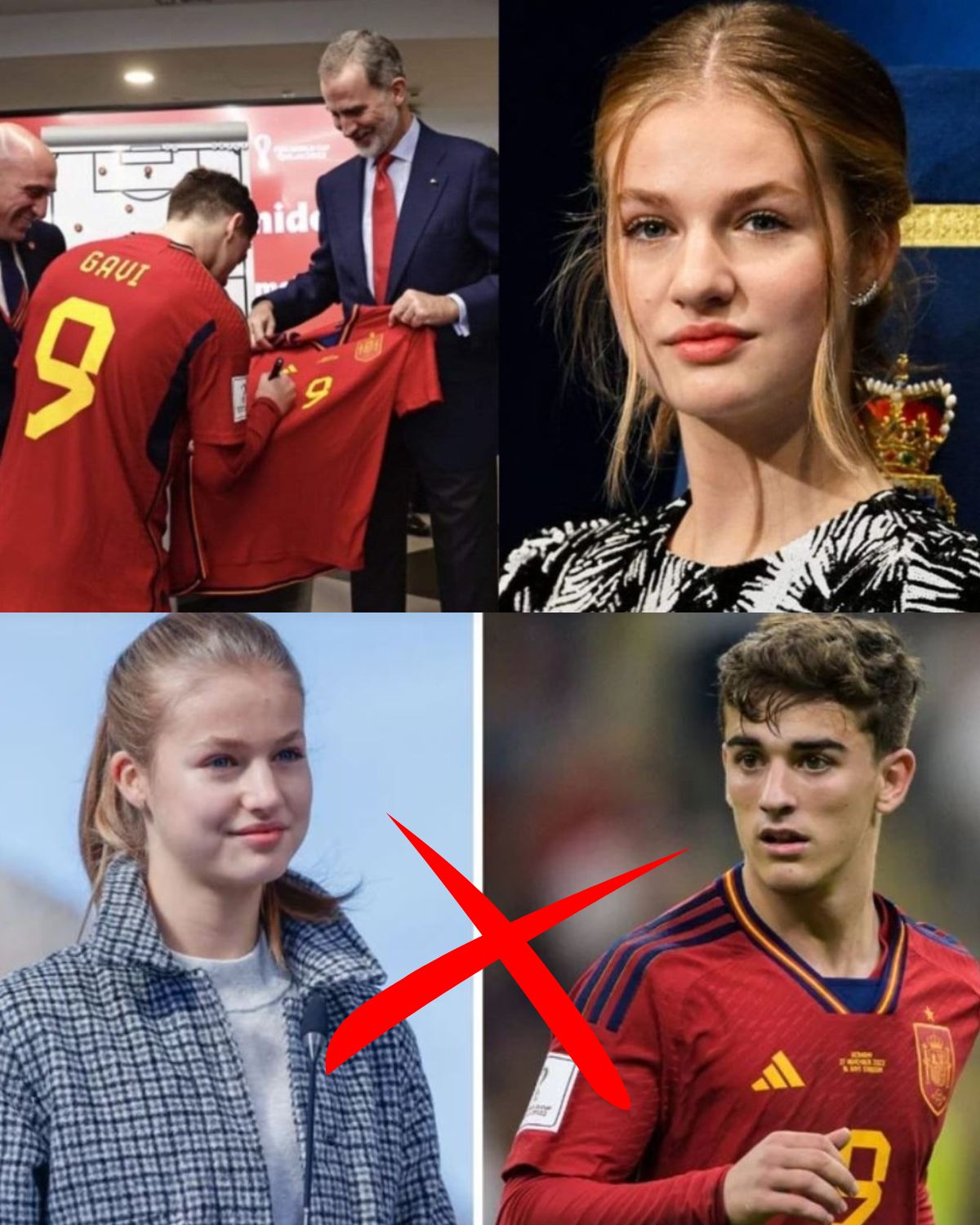 Gavi fue objeto de burlas por parte de sus compaรฑeros de equipo debido a los rumores de que estaba saliendo con la Princesa.
