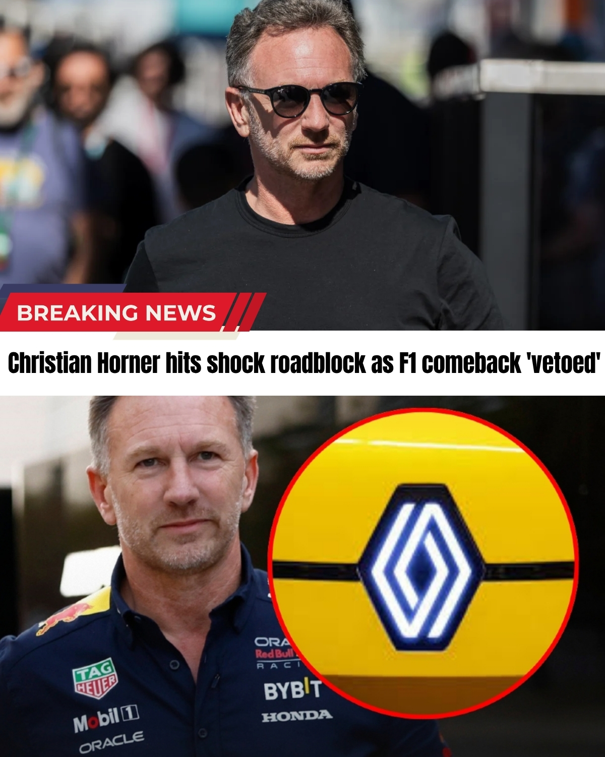 Just when you thought the axed team principal found a multi-million dollar backdoor into the grid… 💸 A massive $3 BILLION plot twist has completely blindsided the paddock! 😱 Renault has reportedly stepped in with a brutal, ultimate weapon to block Horner’s investor group until September!