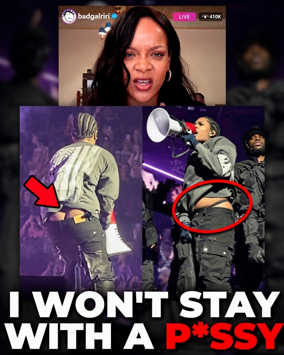 ASAP Rocky just shocked EVERYONE at his latest concert, and fans are completely losing their minds! 😱🔥 Footage of his wild outfit is going insanely viral, but it’s not just what he wore—it’s what was hiding underneath!