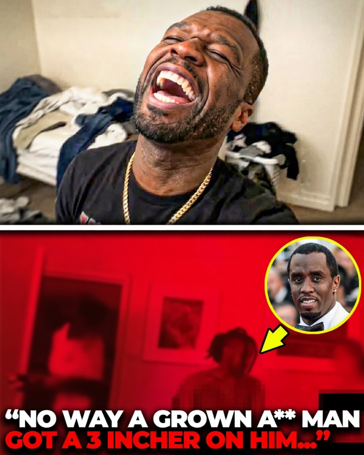 An explicit, private tape has just leaked online, allegedly featuring Sean “Diddy” Combs in a shocking situation with Daphne Joy—the mother of 50 Cent’s son! 🌪️🔥 While the internet goes completely wild, 50 Cent didn’t hold back, immediately launching a brutal, savage attack mocking Diddy and questioning the “victim” narrative!