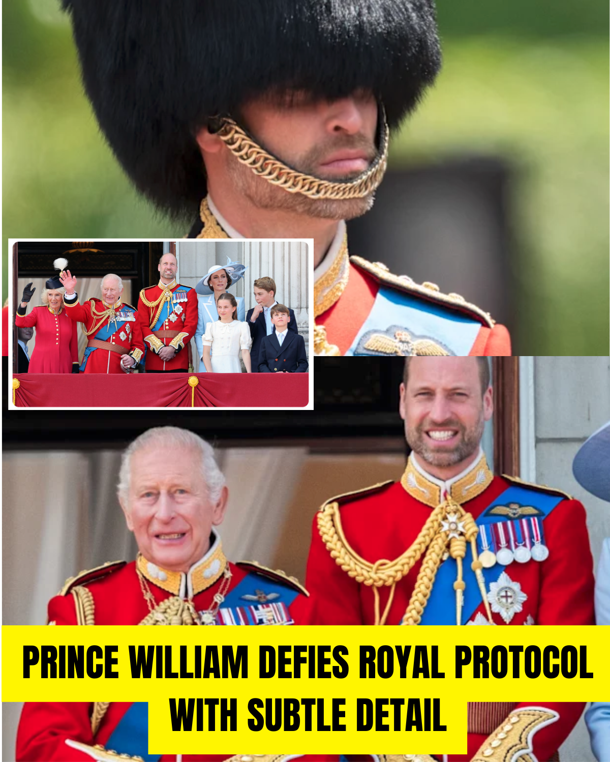 Prince William defies royal protocol with subtle detail