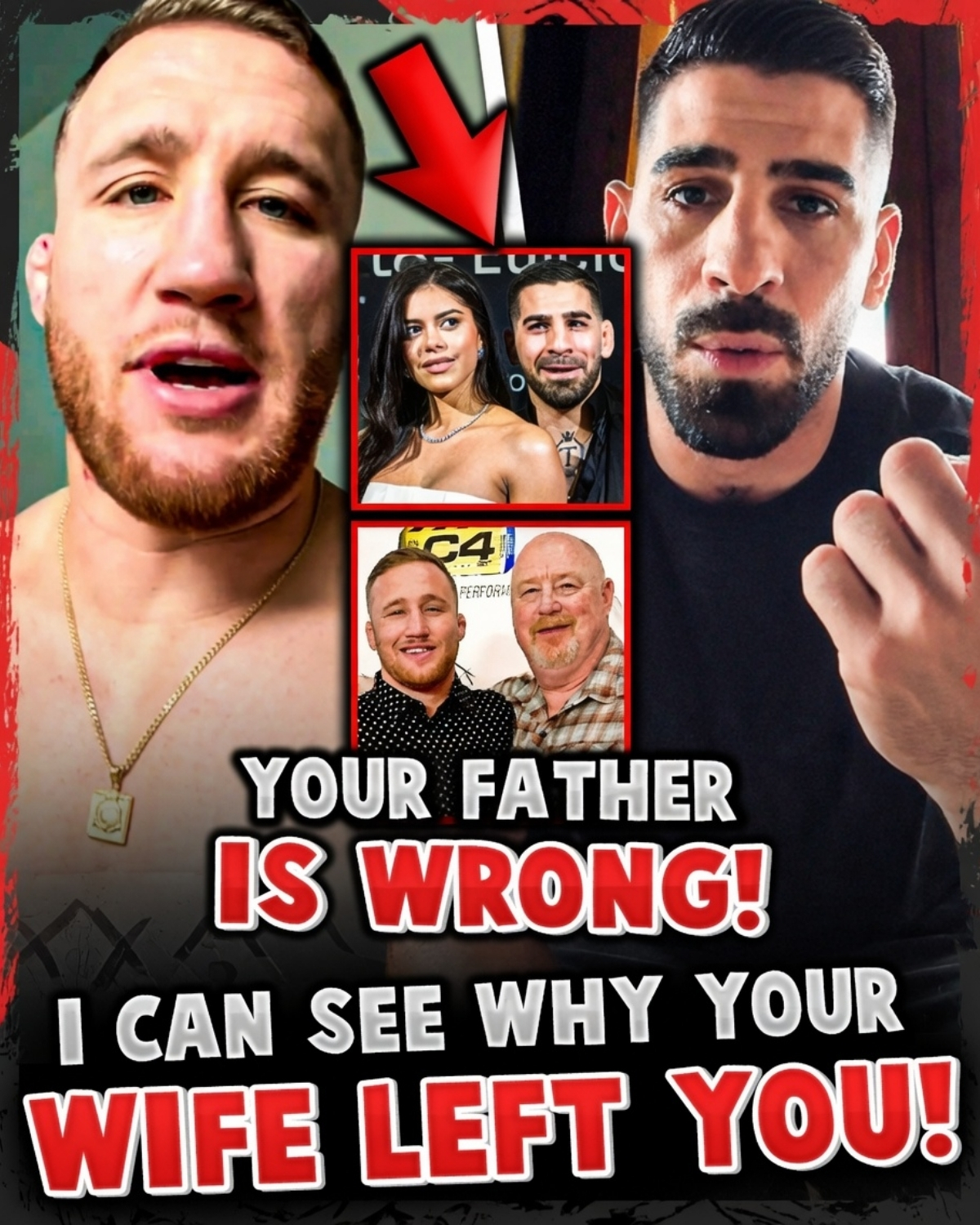 The UFC has just descended into absolute, unedited dark warfare! 🥊 Ahead of their explosive clash, Justin Gaethje and Ilia Topuria completely smashed all boundaries of respect, launching toxic, personal attacks live on camera!
