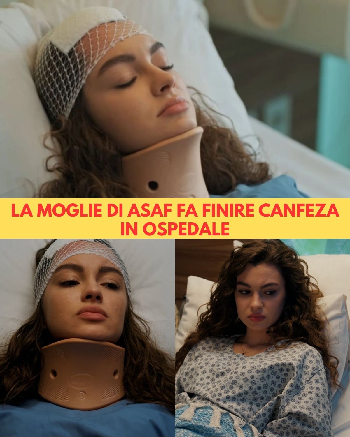 Canfeza finisce in ospedale dopo il gesto scioccante della moglie di Asaf