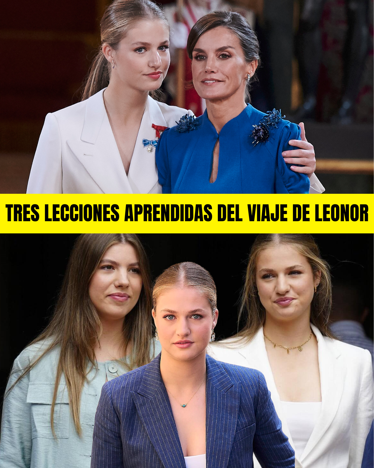 Tres lecciones aprendidas del viaje de Leonor