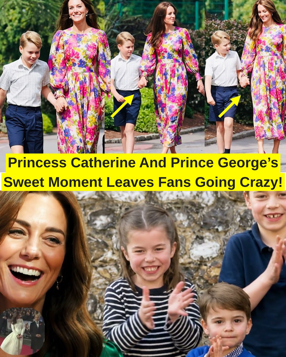 “THE MOMENT THAT MOVED THE WORLD”: THE HEARTWARMING TRUTH BEHIND PRINCESS CATHERINE AND PRINCE GEORGE’S EXTRAORDINARY BOND