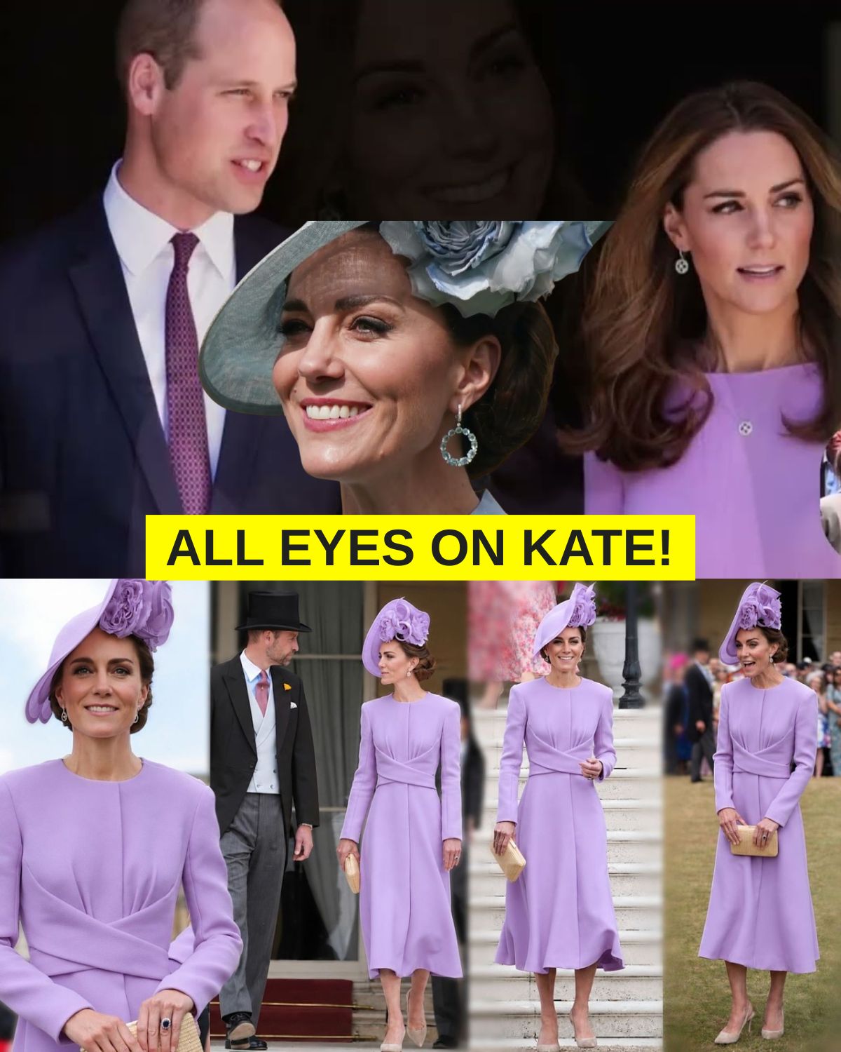 Catherine Utmost Elegant And Regal In Impeccable Outfits as she Radian In Garden Party!