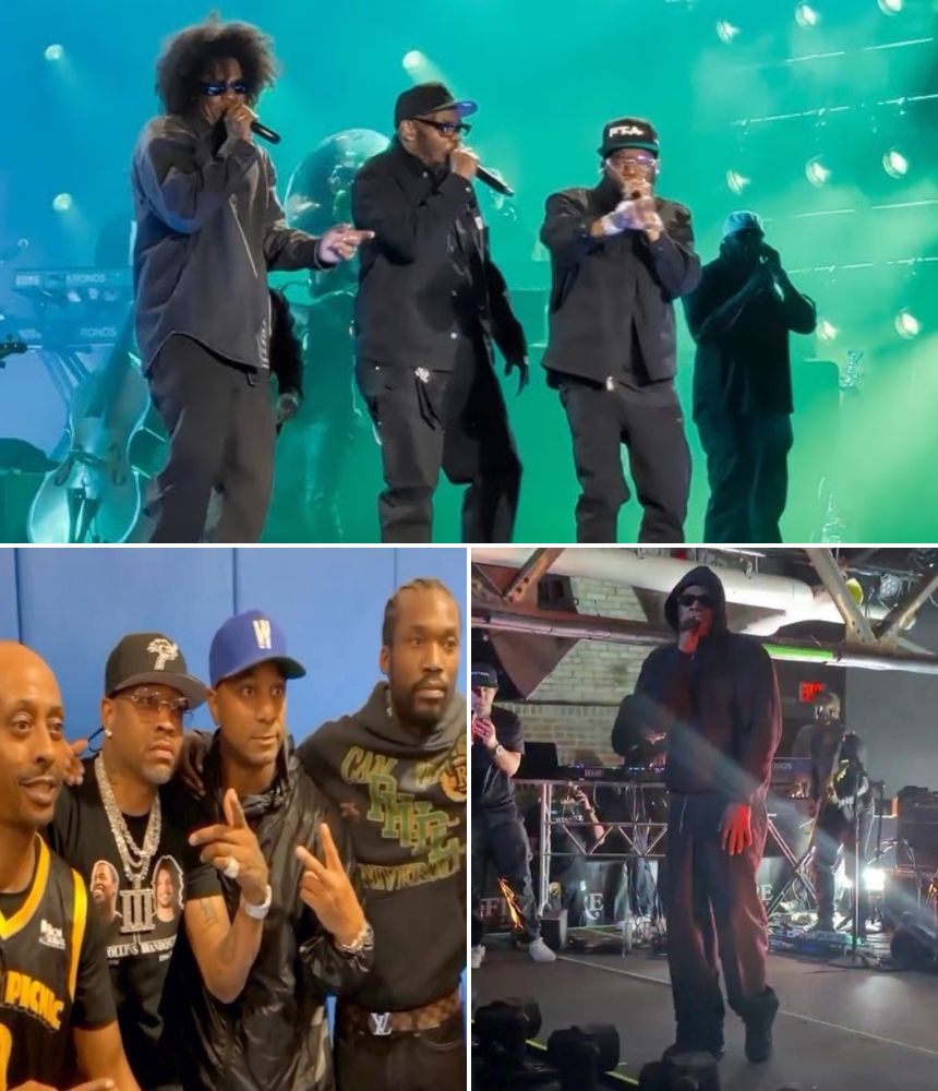 Gillie and Meek Mill welcome Jay-Z, Beyoncé, Fabolous, and Allen Iverson for the Roots Picnic Weekend! 🏀🎤
