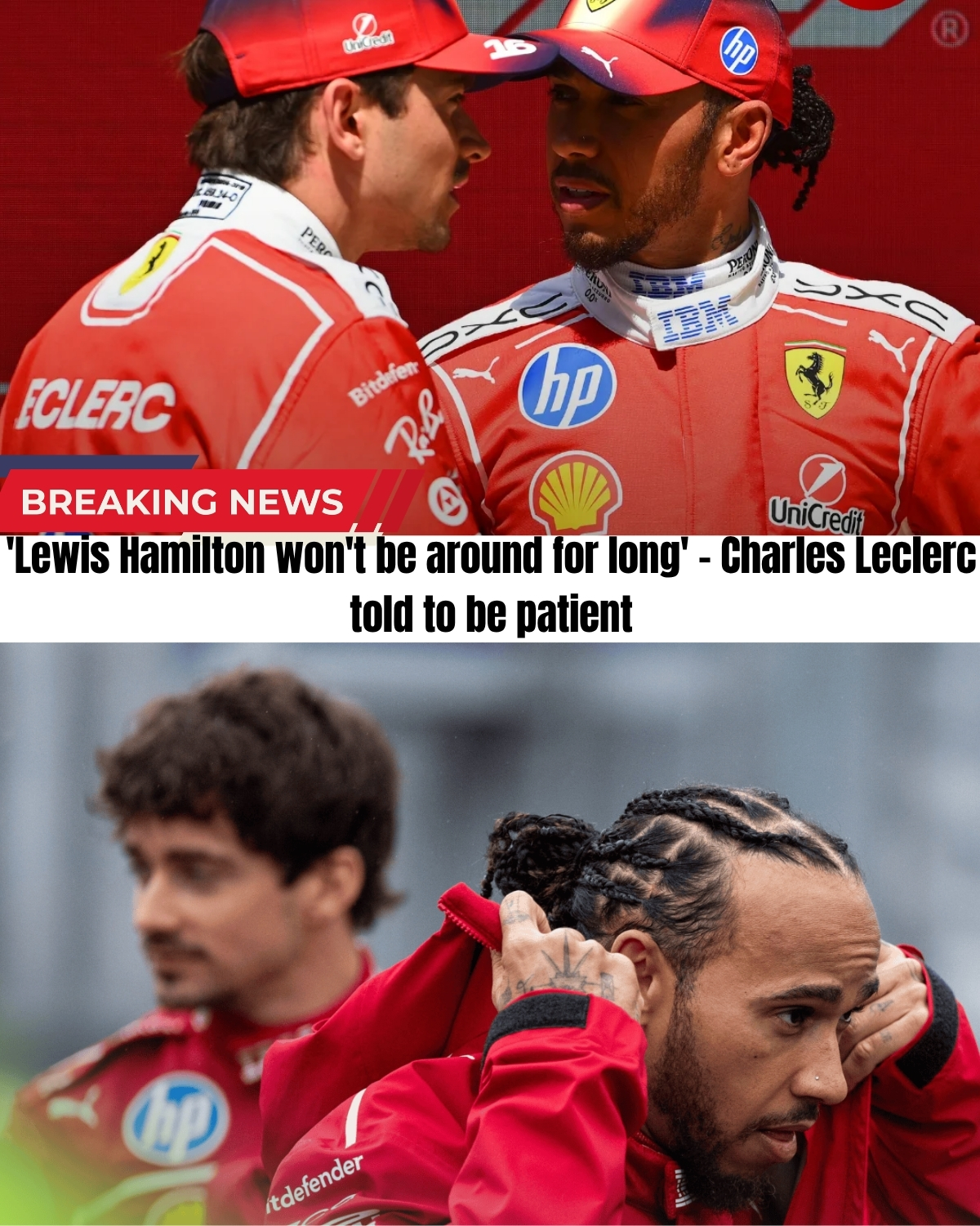 Is Charles Leclerc's F1 dream turning into a total nightmare?! 😱🏎️💨 While Lewis Hamilton is dominating the grid and winning in red, F1 legends just exposed the heartbreaking reality of Leclerc’s massive new contract!