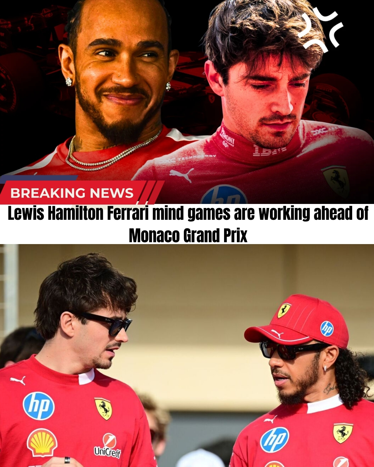 Absolute psychological warfare at Maranello! 🇮🇹 After brutally humiliating Charles Leclerc by over 30 seconds at the Canadian Grand Prix, Lewis Hamilton has officially planted a toxic seed of doubt right inside his teammate’s head just in time for the Monaco GP…