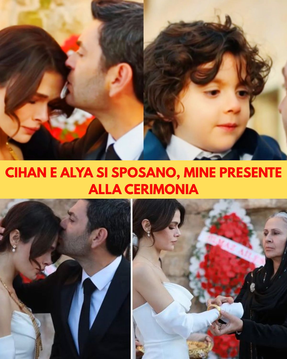 Cihan e Alya si sposano, ma Mine rovina tutto: il matrimonio si trasforma in un incubo