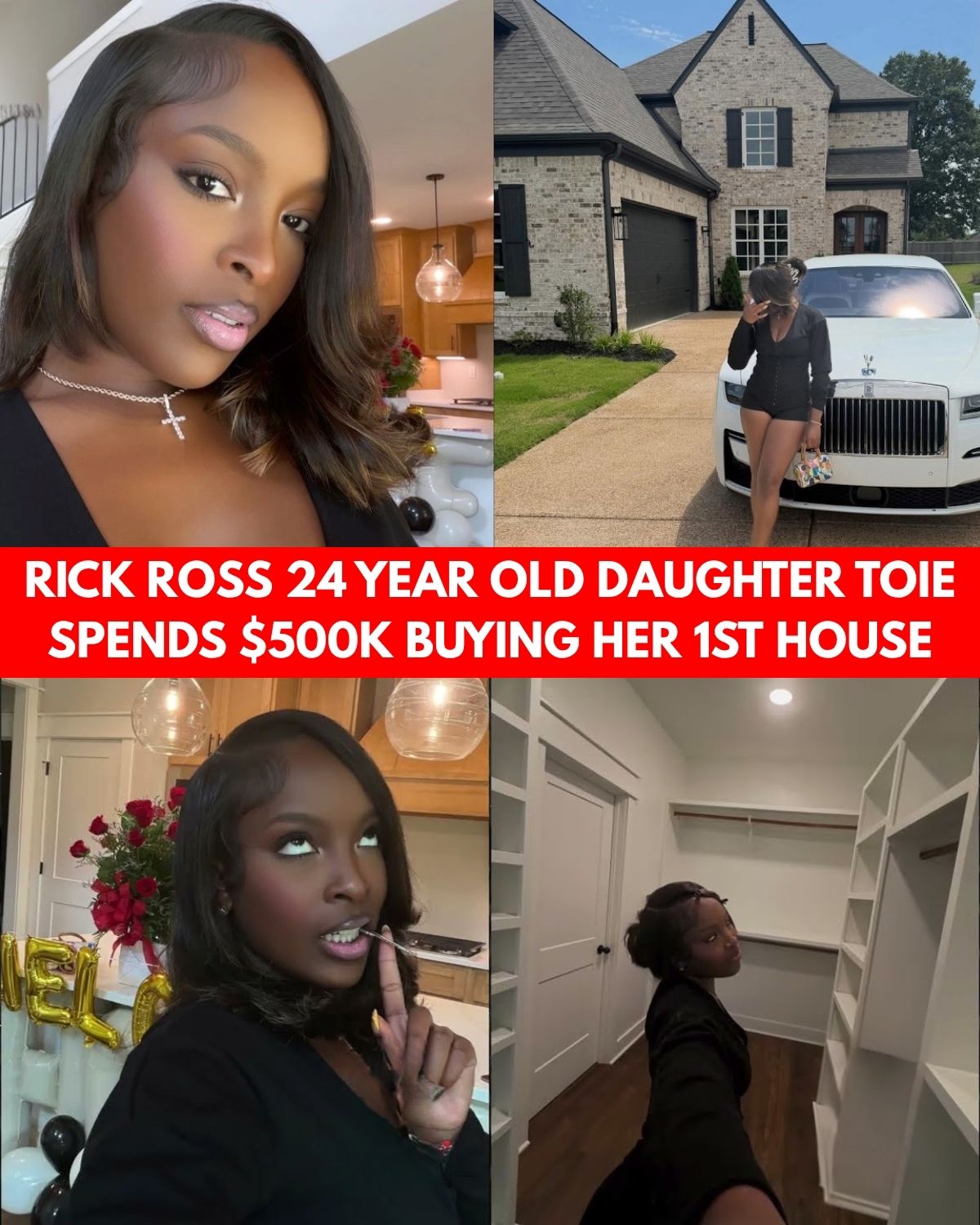 Celebrating Independence: Rick Ross' 24-Year-Old Daughter Toie Splashes $500K on Her Dream Home!