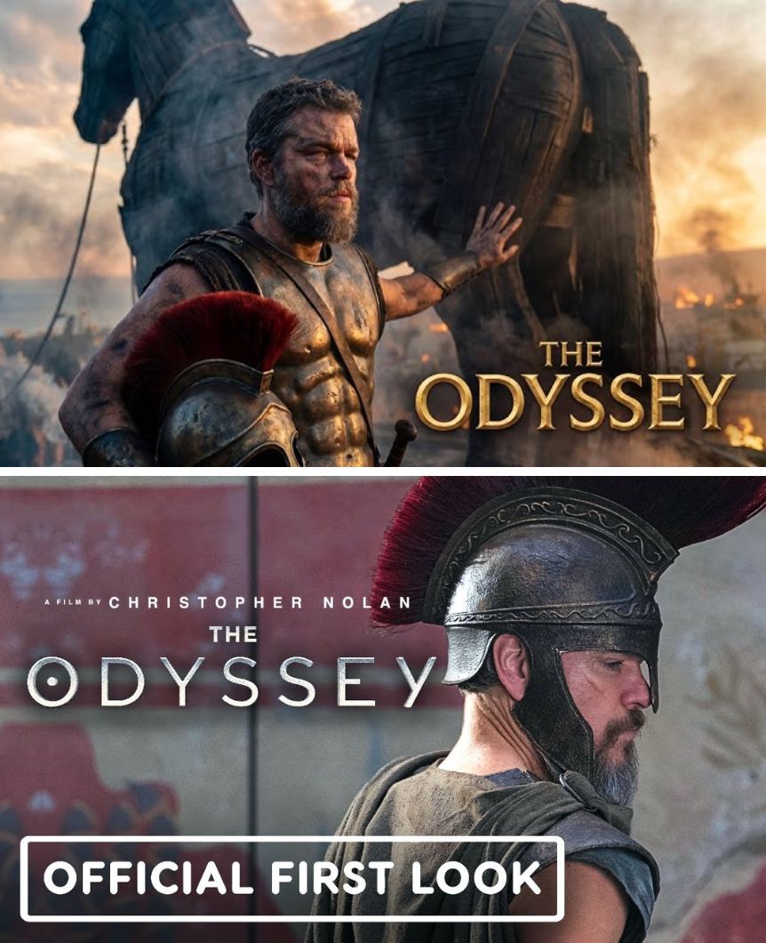 The Odyssey (2026) – Matt Damon, Anne Hathaway, Robert Pattinson | Christopher Nolan at its best !