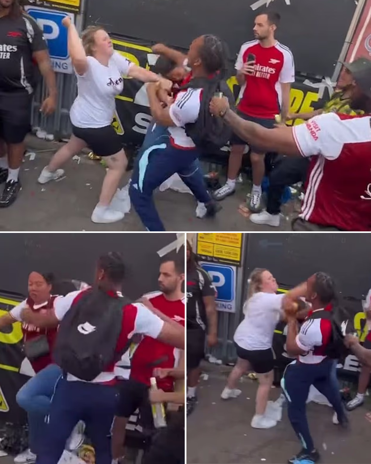 Violent Chaos Erupts at Arsenal Parade: Shocking Brawl Footage, Six People Seriously Injured and Multiple Arrests After Serious Offence Allegations