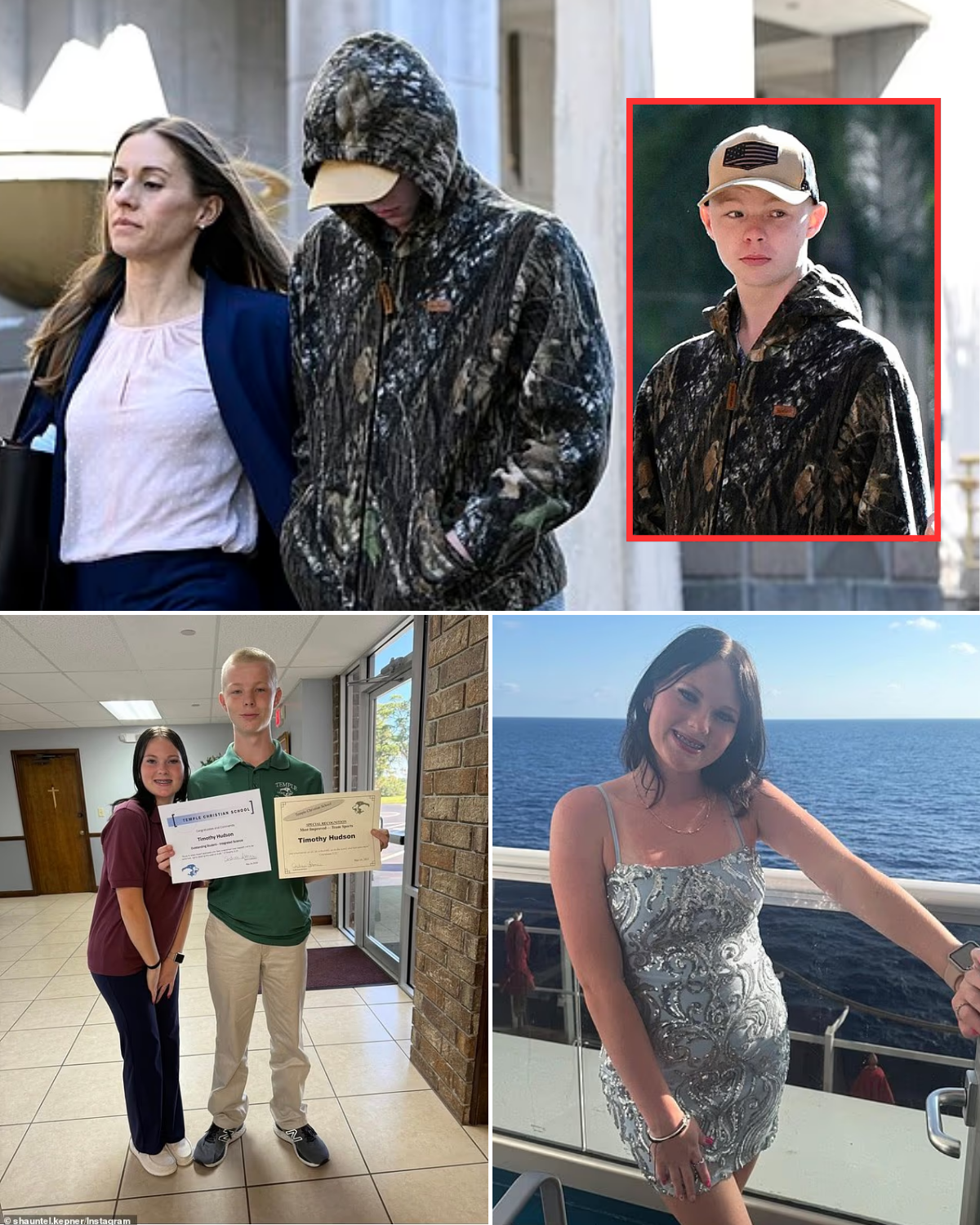 Cheerleader, 18, had s/e/x with second boy aboard Carnival cruise ship shortly before stepbrother allegedly raped and murdered her, newly unsealed evidence suggests